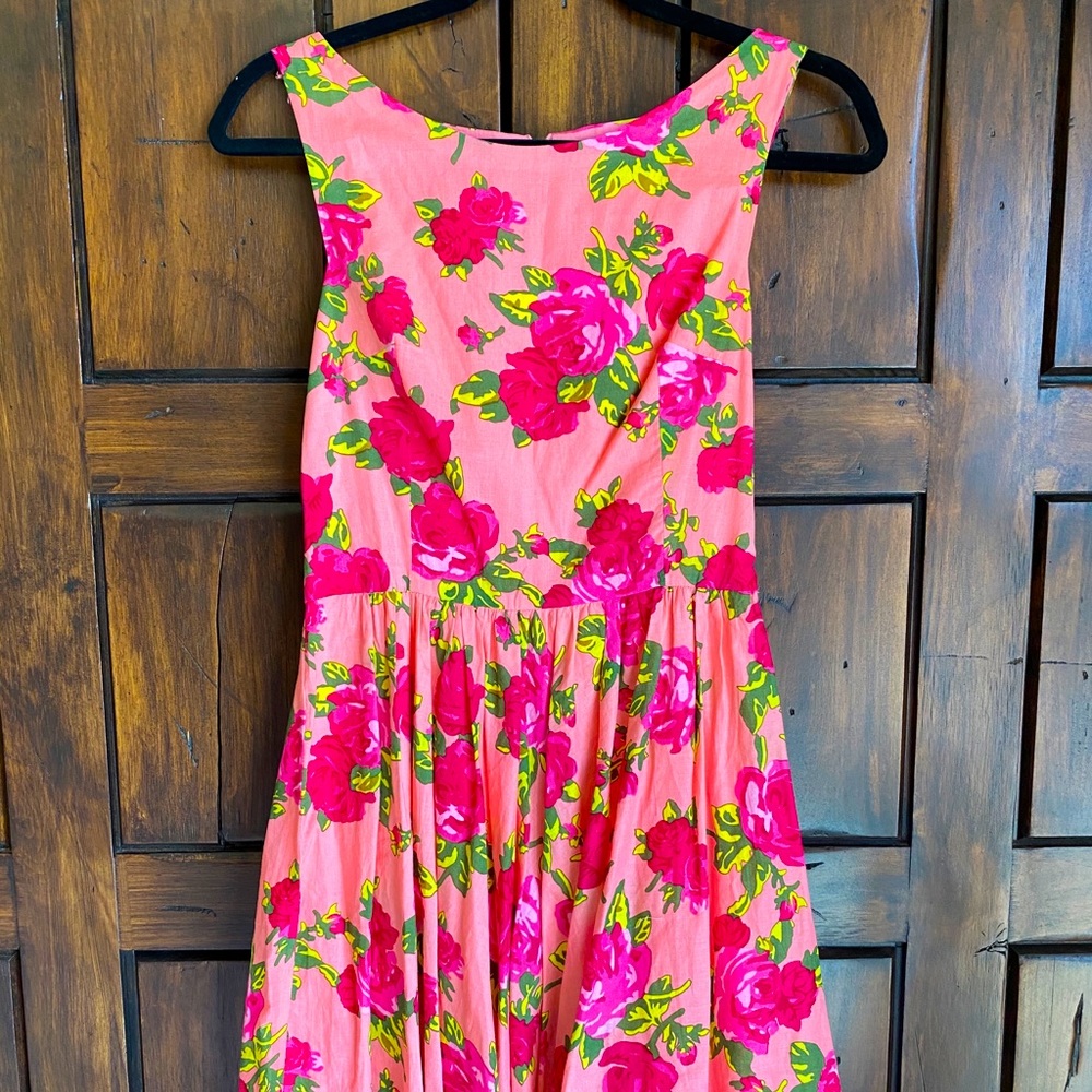 Betsy Johnson Pink Floral Dress